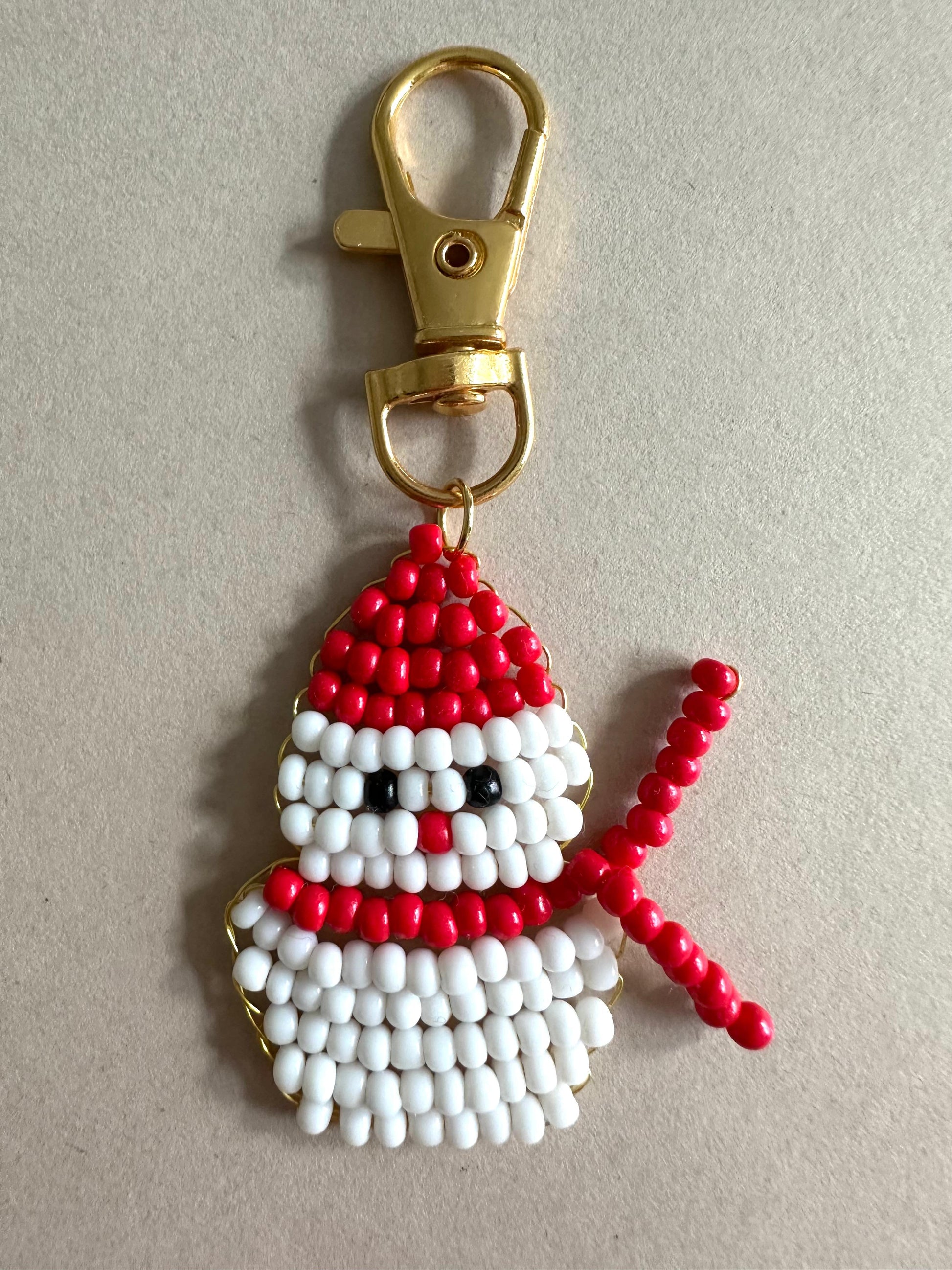 SNOW MAN Handmade Keychain
