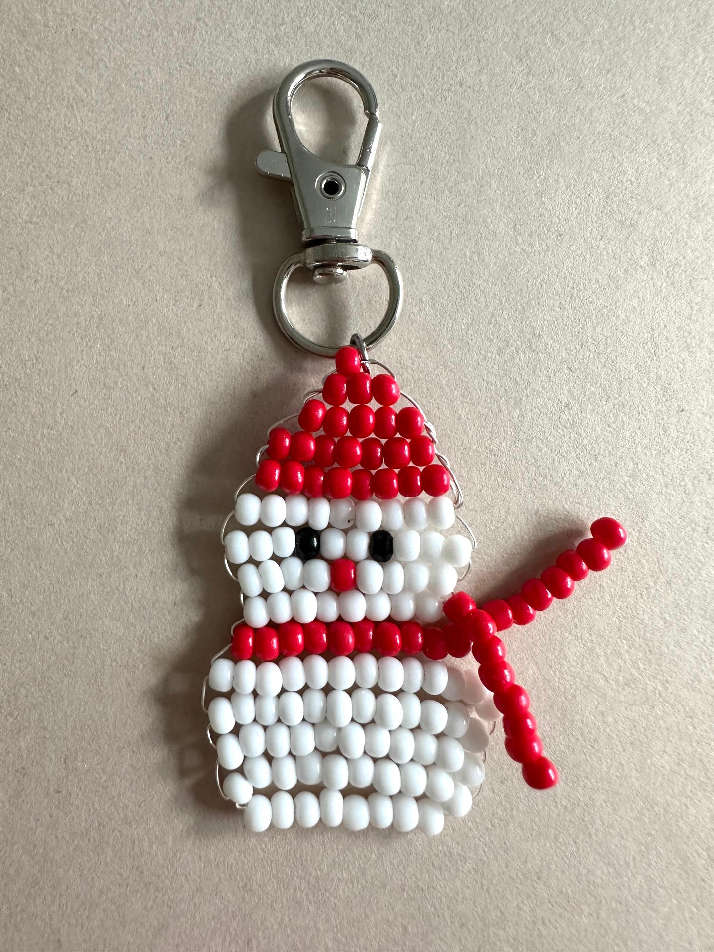SNOW MAN Handmade Keychain