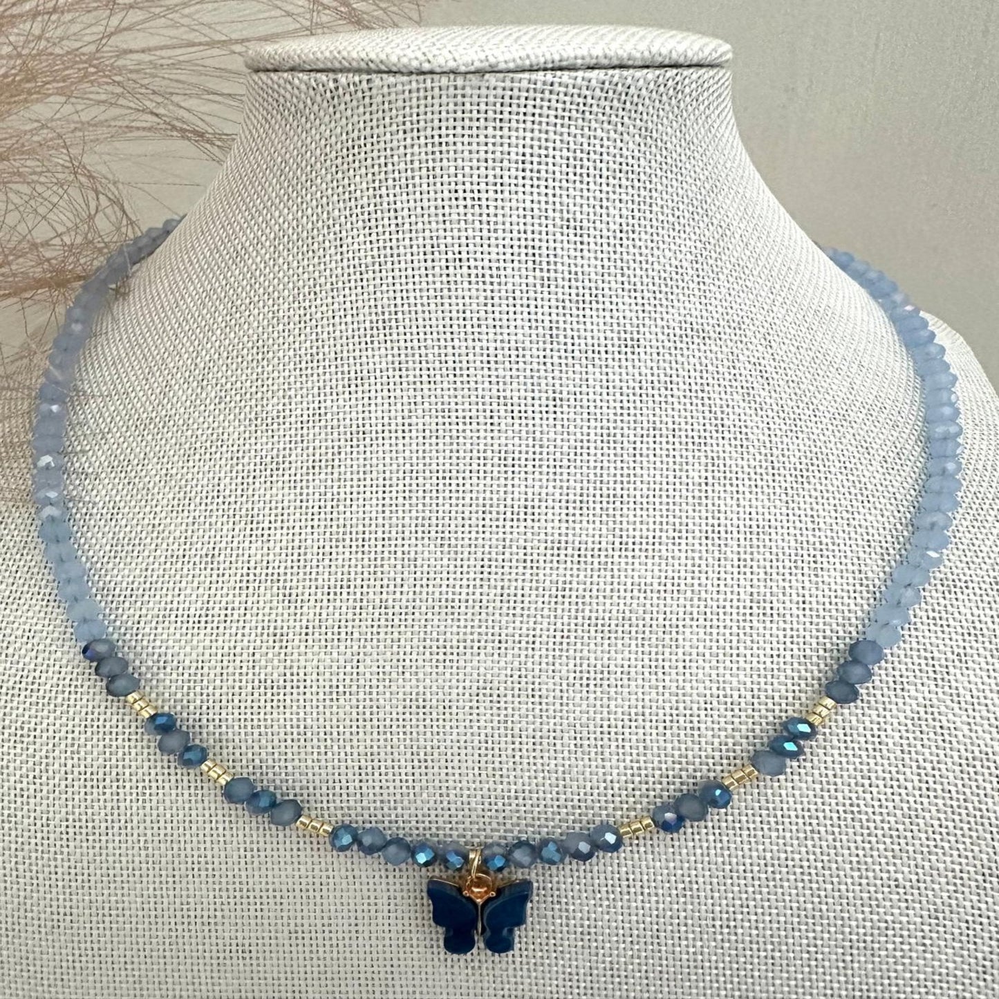 SKY DANCER BUTTERFLY Handmade Necklace