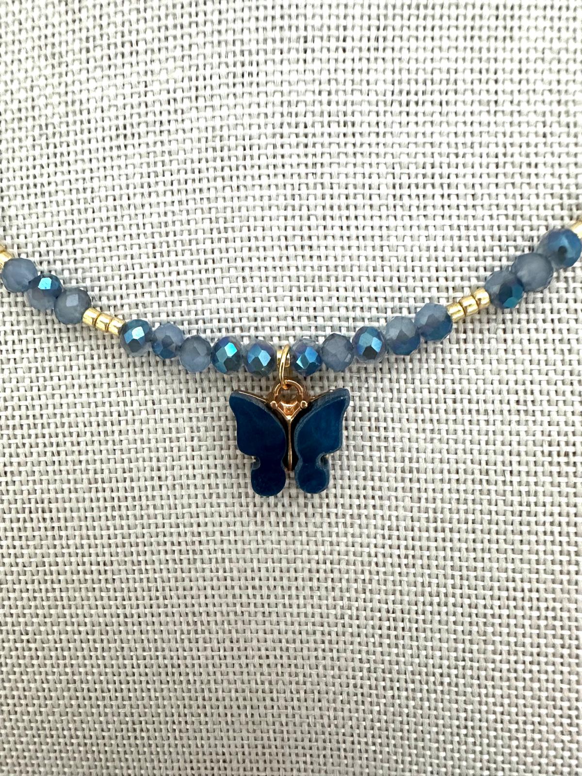 SKY DANCER BUTTERFLY Handmade Necklace