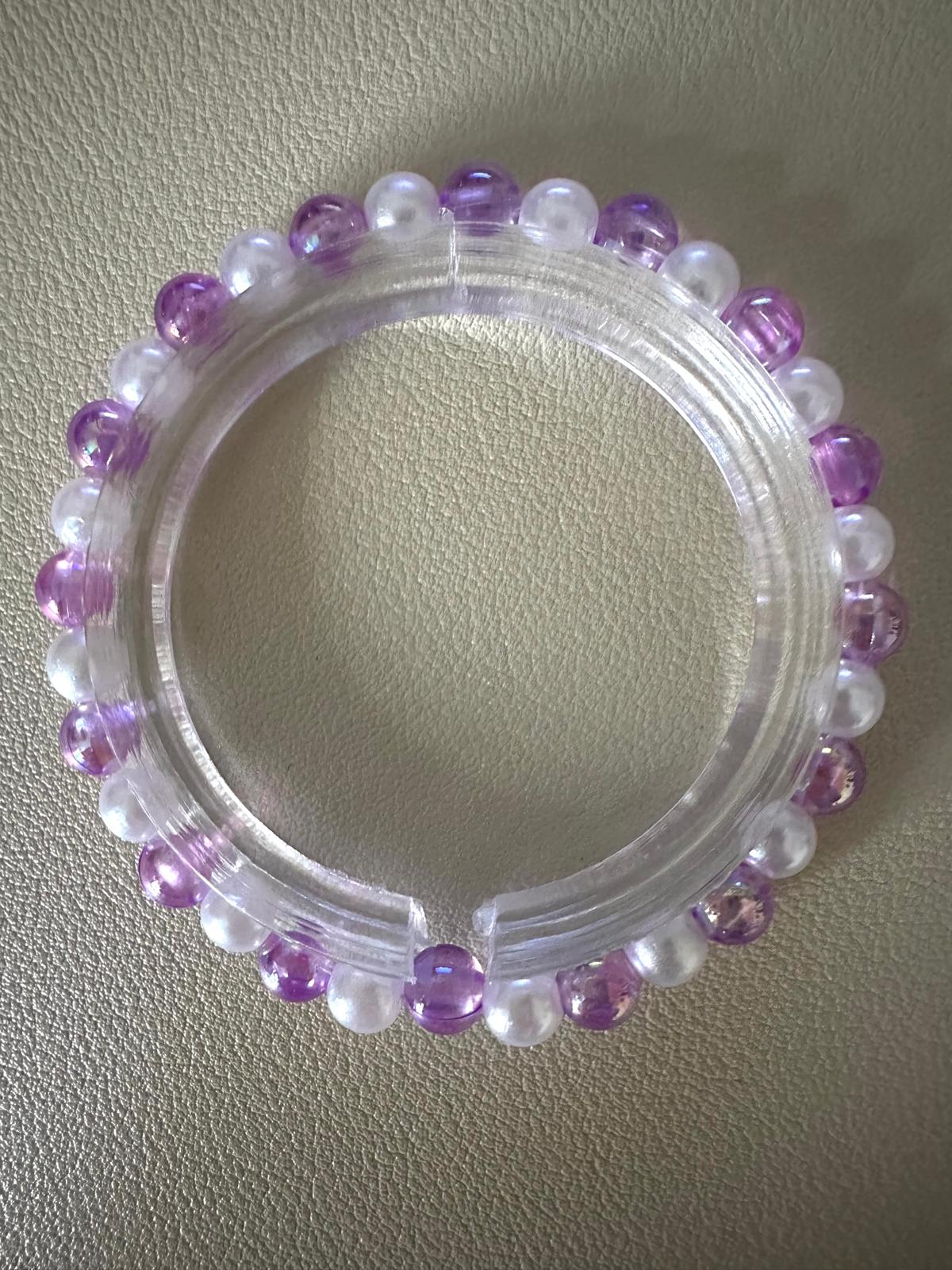 LILAC BREEZE Handmade Stretch Bracelets (Set Of 2 Pieces)