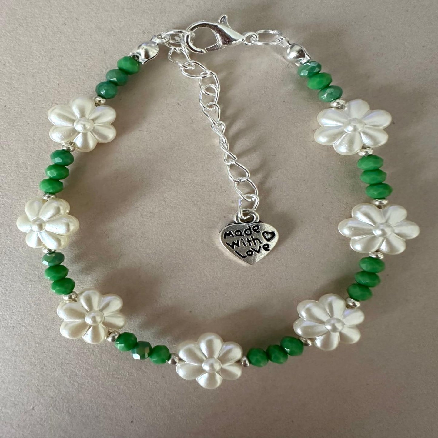 VIBRANT FLORAL Handmade Bracelet 