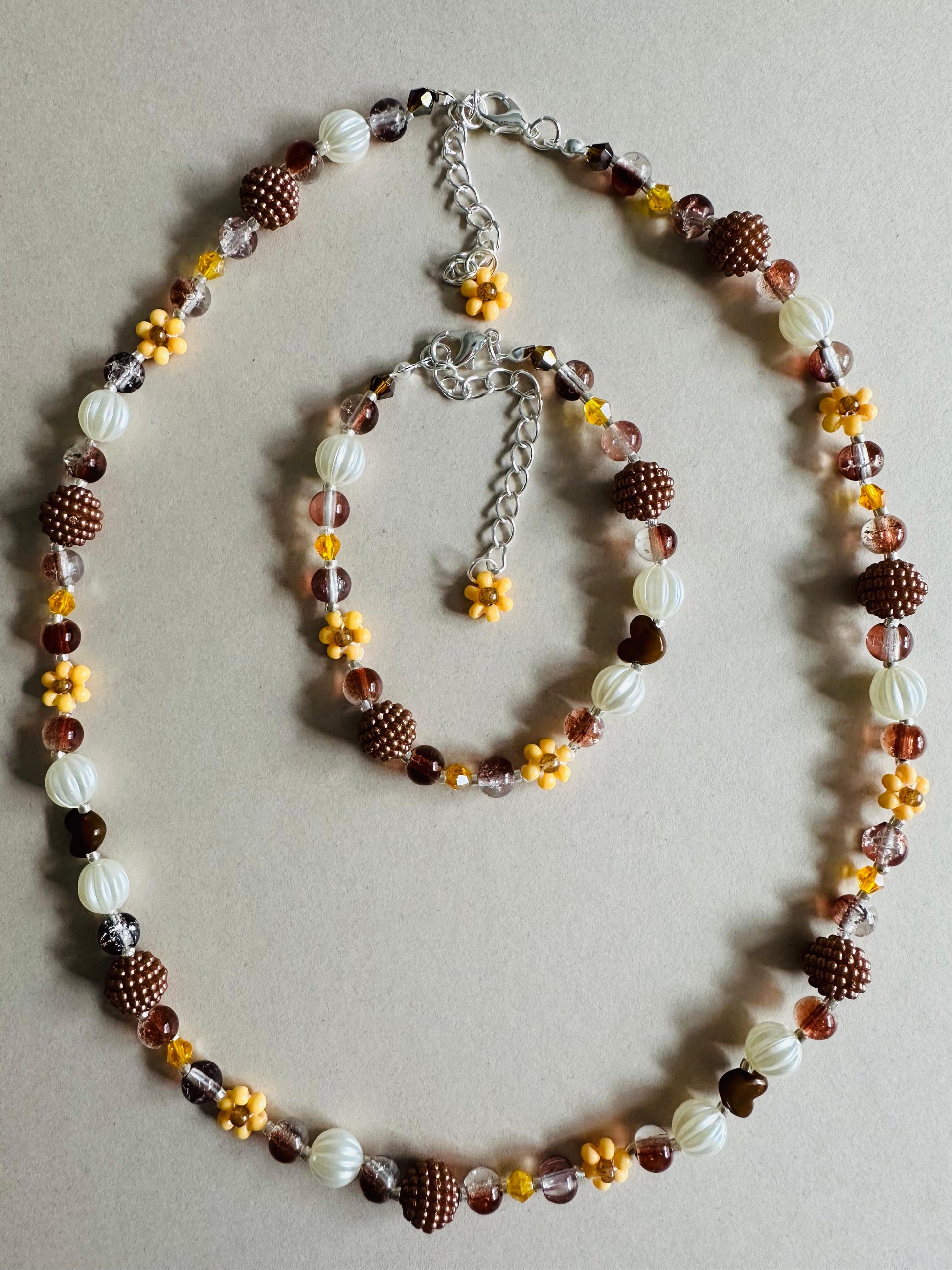 EARTHY ACCENTS Handmade Necklace and Bracelet