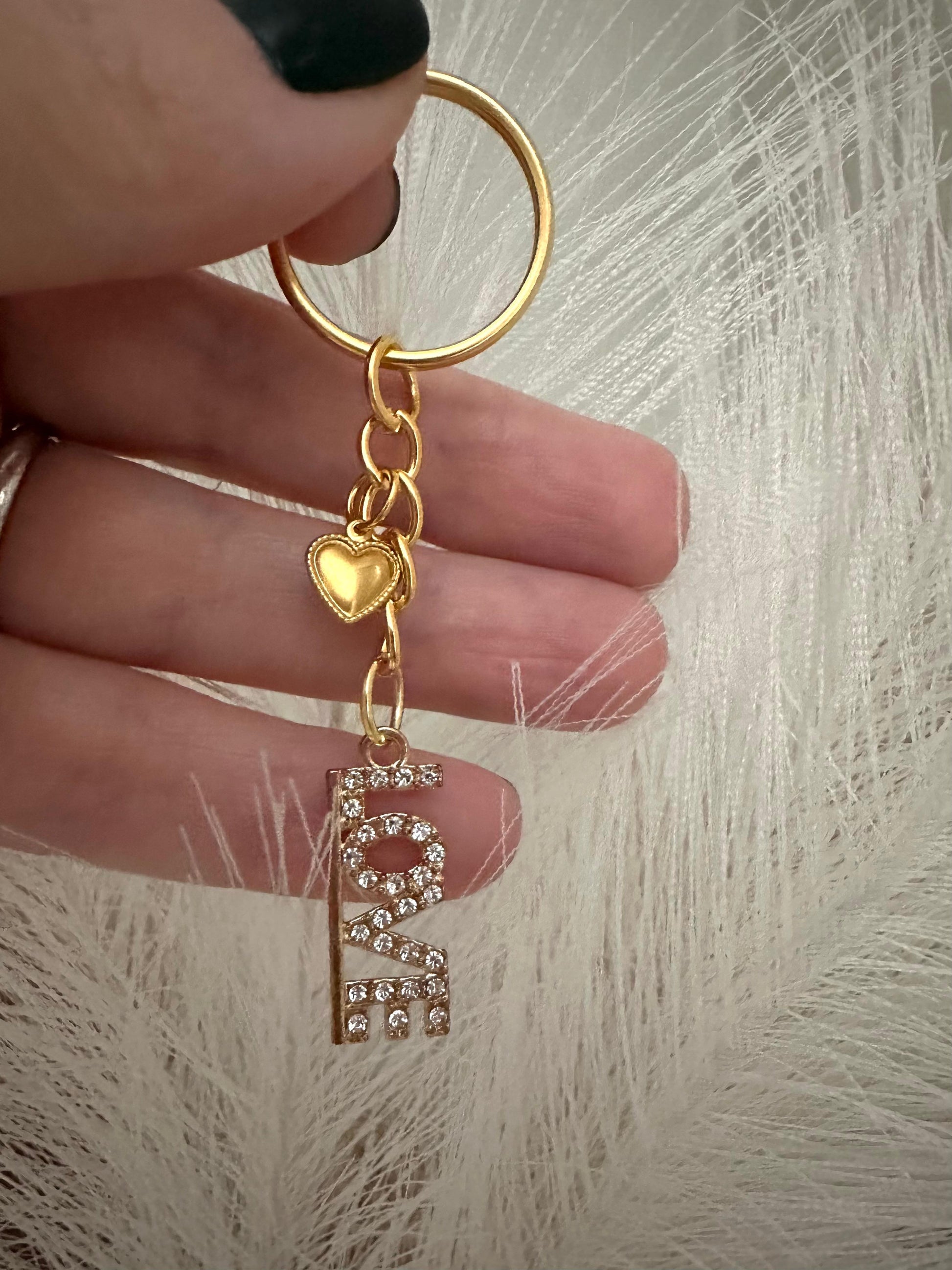 Handmade LOVE Keychain