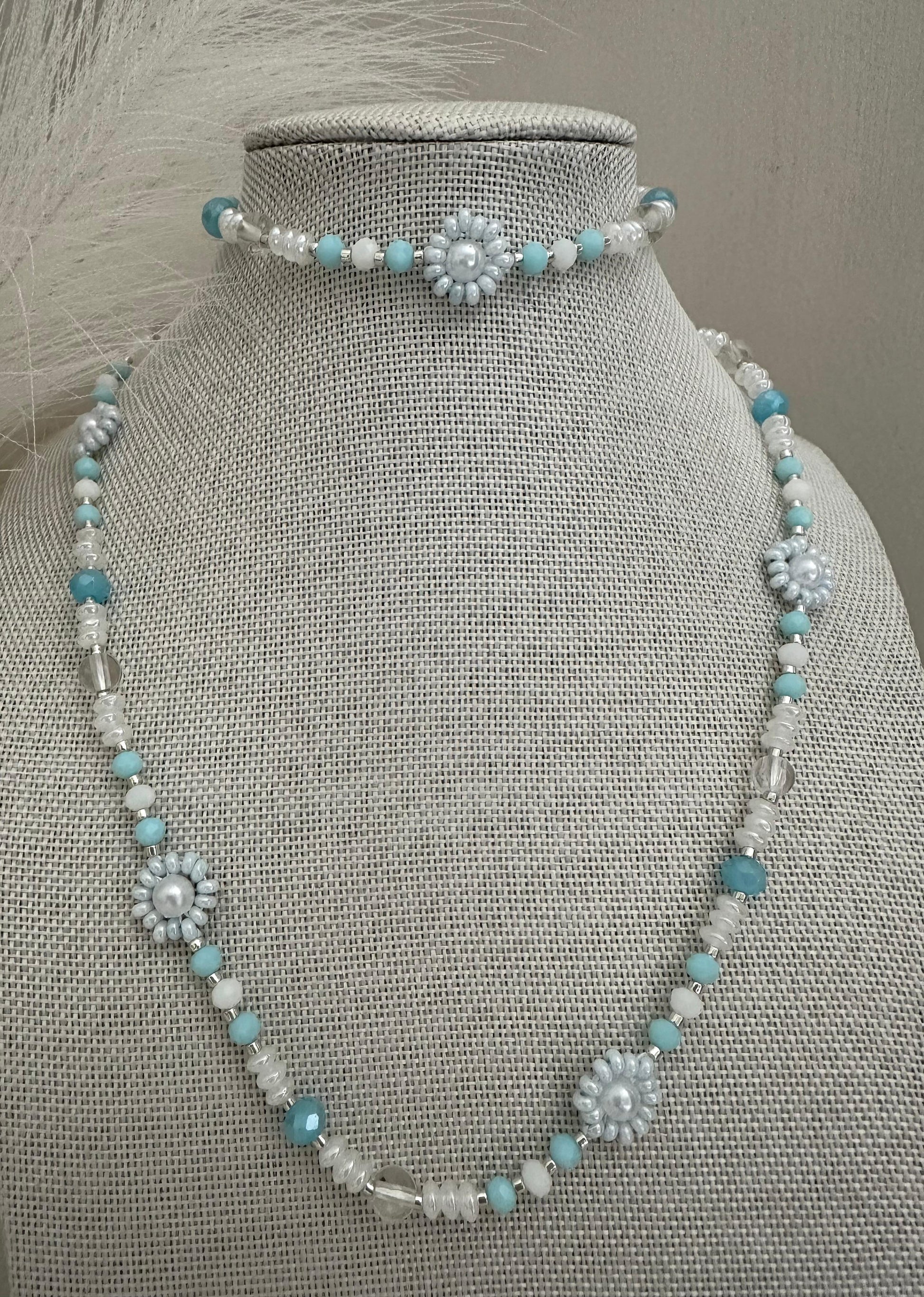 OCEAN MIST Handmade Necklace and bracelet