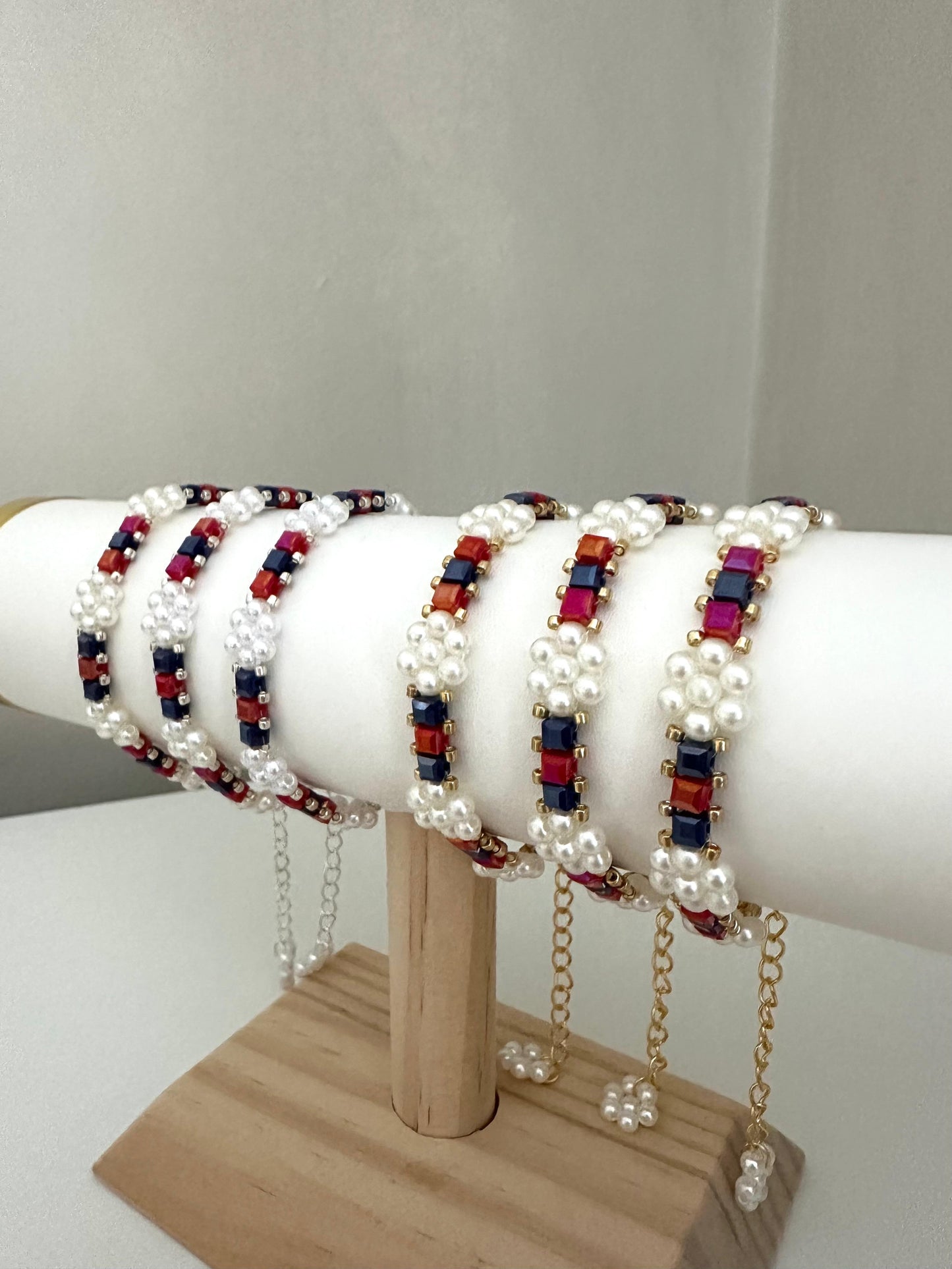 Bracelet - Royal Pearl Symphony Handcrafted Jewelry in Gold & Silver