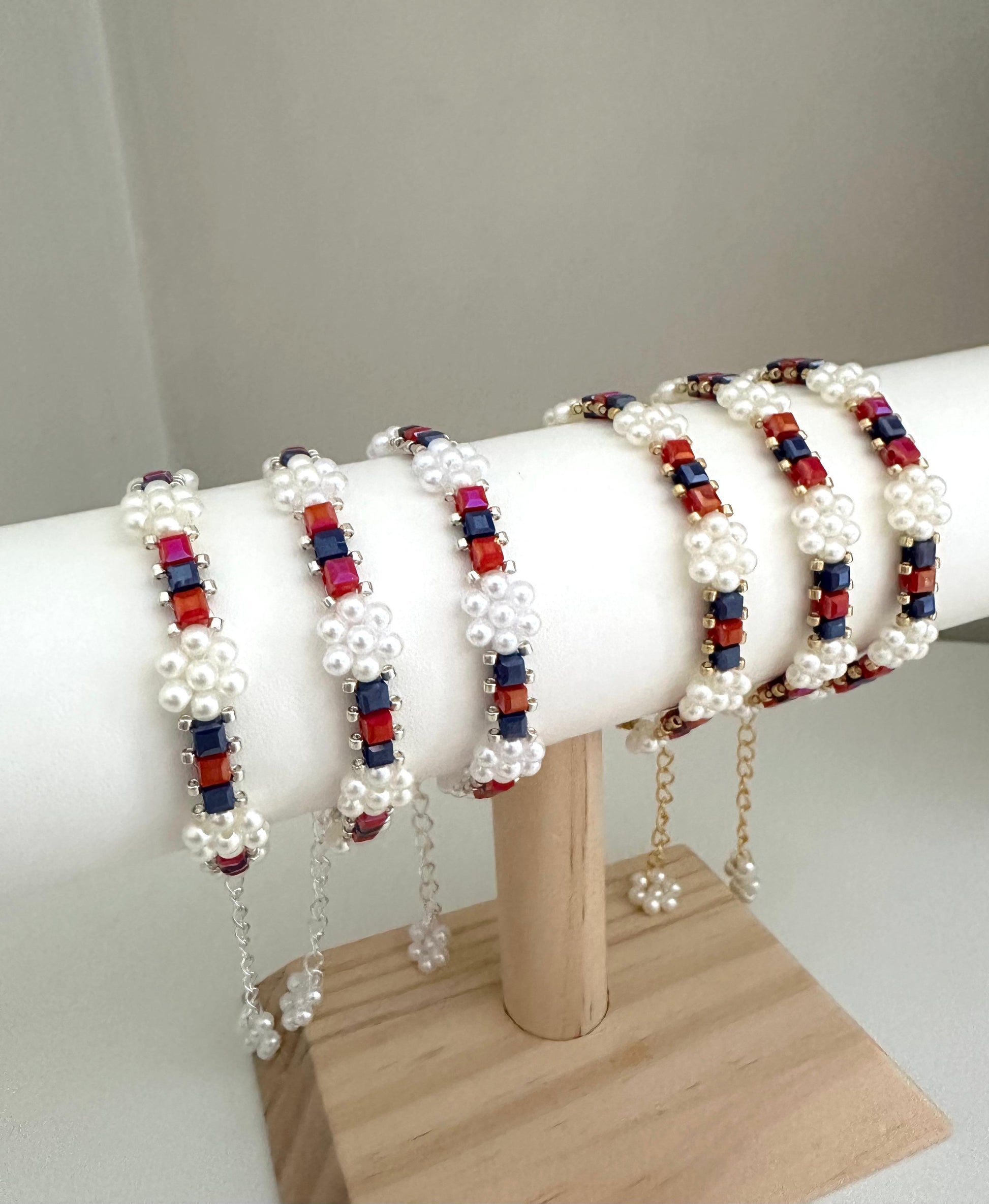 Bracelet - Royal Pearl Symphony Handcrafted Jewelry in Gold & Silver