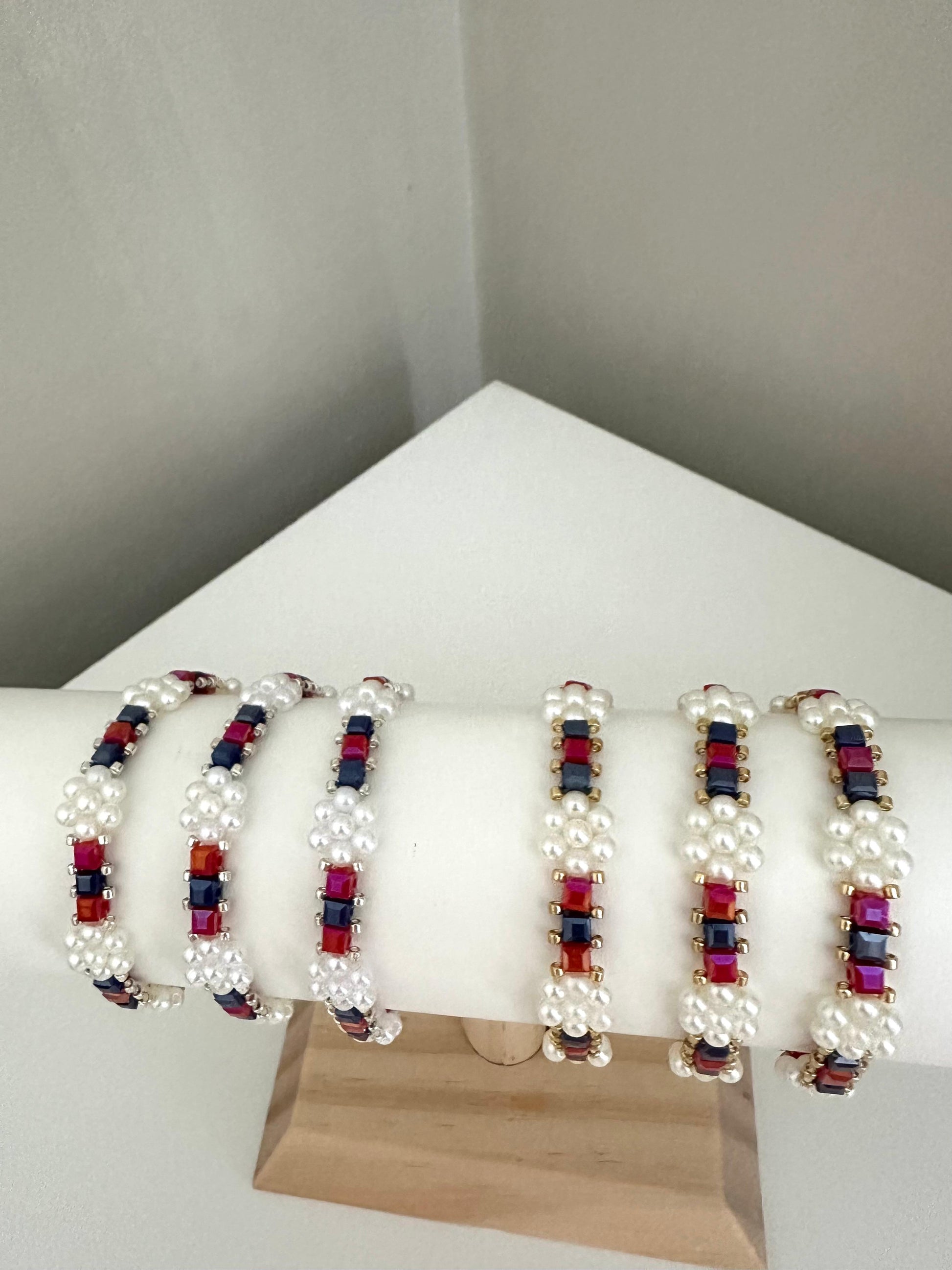 Bracelet - Royal Pearl Symphony Handcrafted Jewelry in Gold & Silver