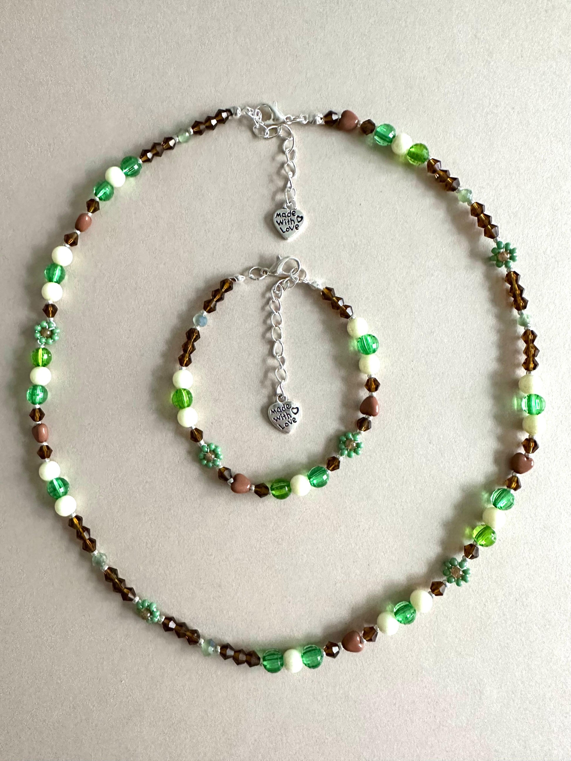 MORNING DEW Handmade Bracelet and Necklace