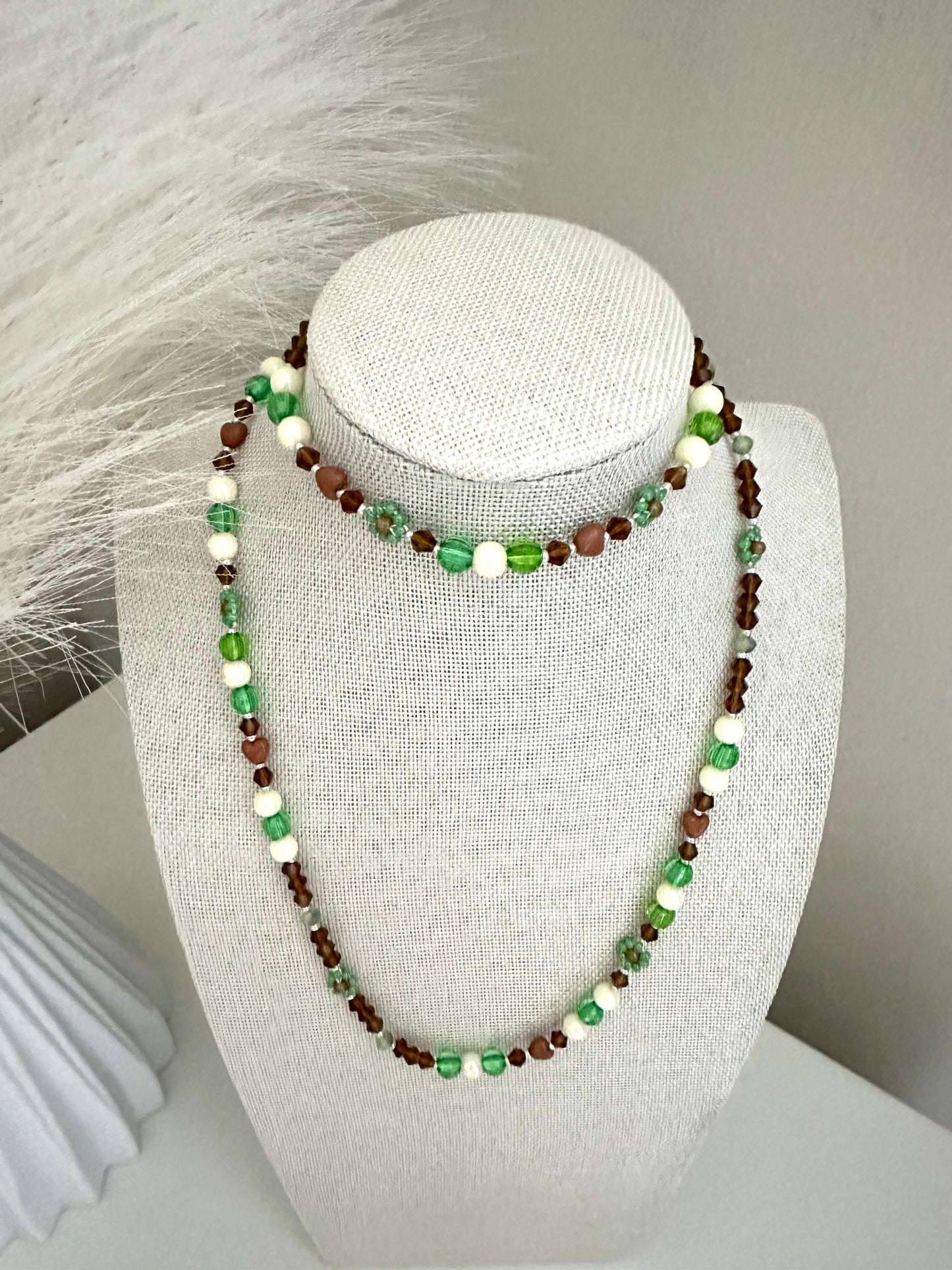 MORNING DEW Handmade Necklace and Bracelet