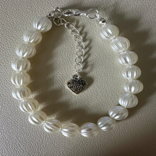 PEARLESCENT BEAUTY Handmade Bracelets (Set Of 3 Pieces)