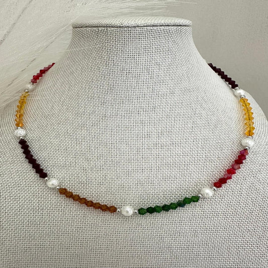 PEARL HARVEST HARMONY Handmade Necklace