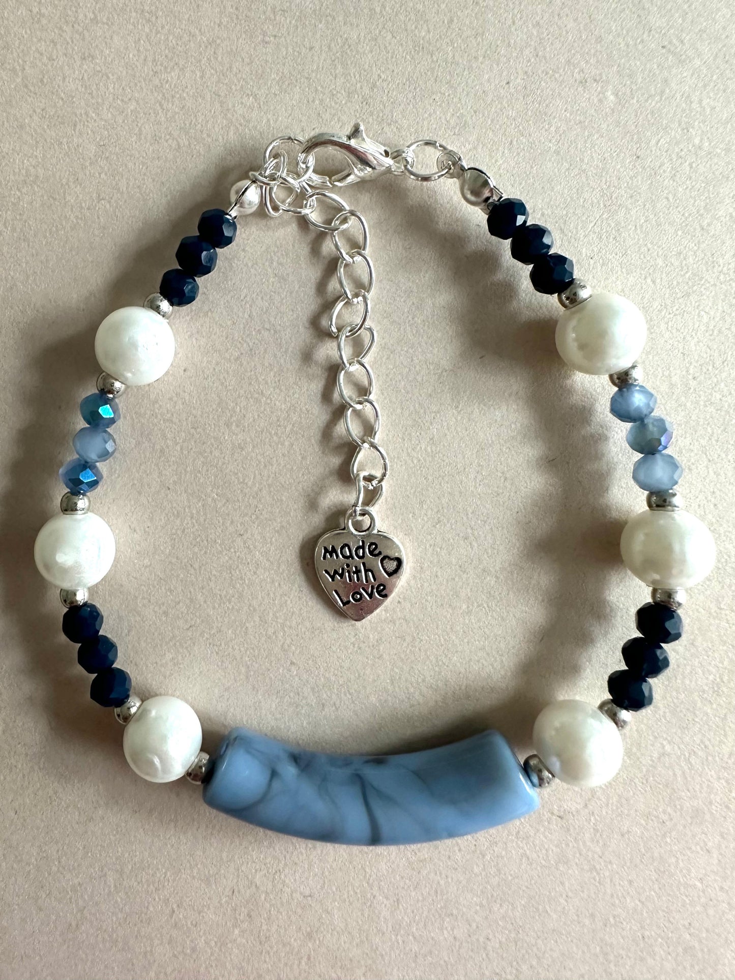 BLUE PEARL LUXURY Handmade Bracelet