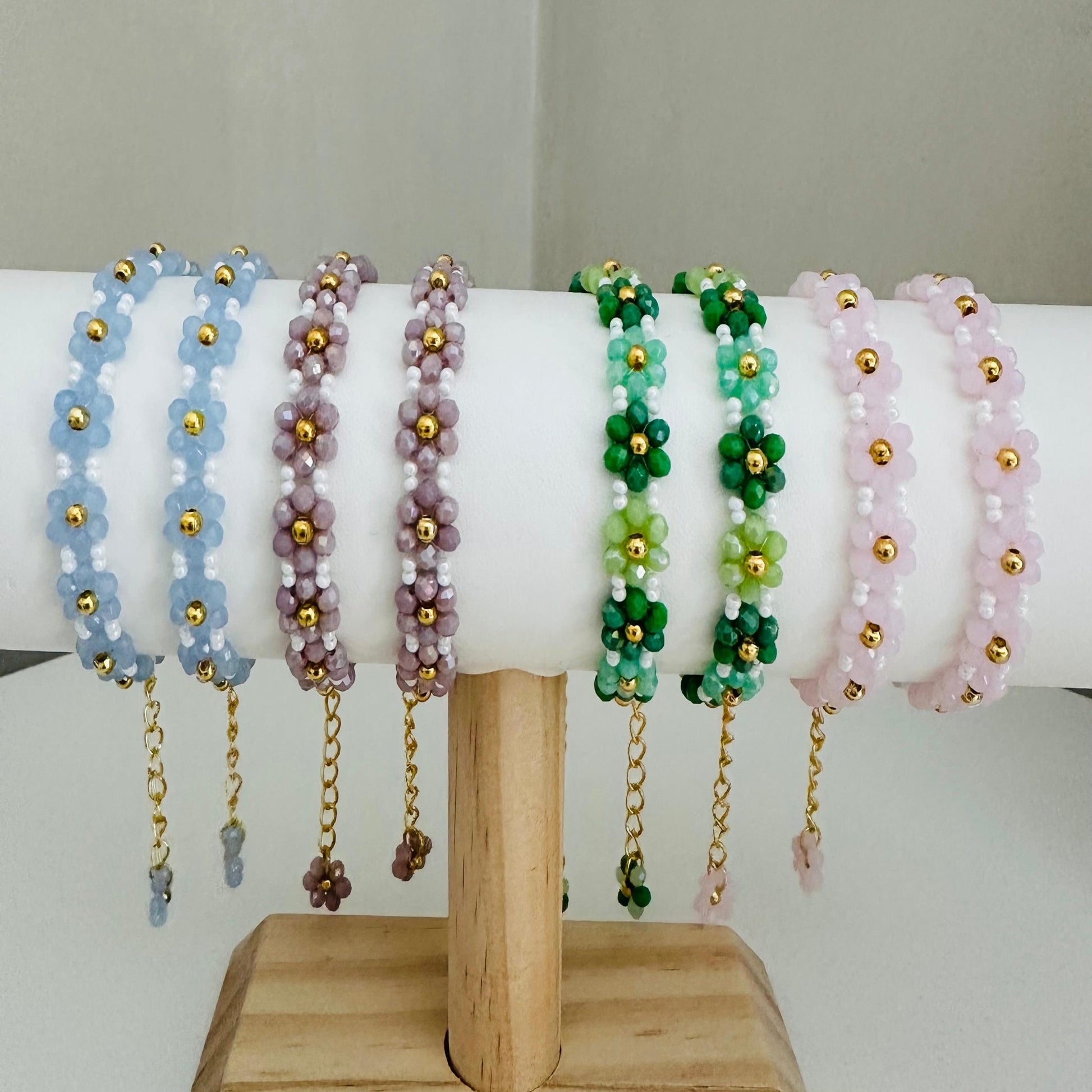 Floral Weave Handmade Bracelet