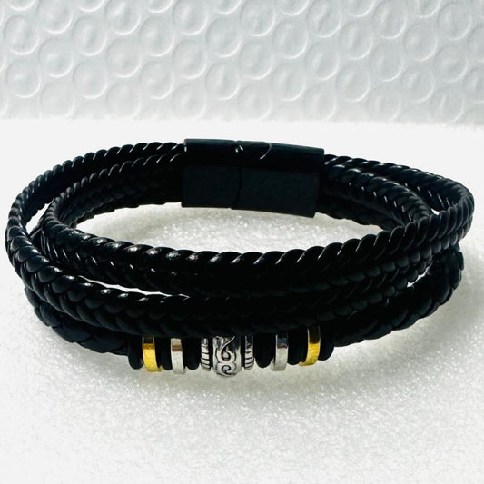 Refined TRIPLE - LAYER Men's Bracelet 