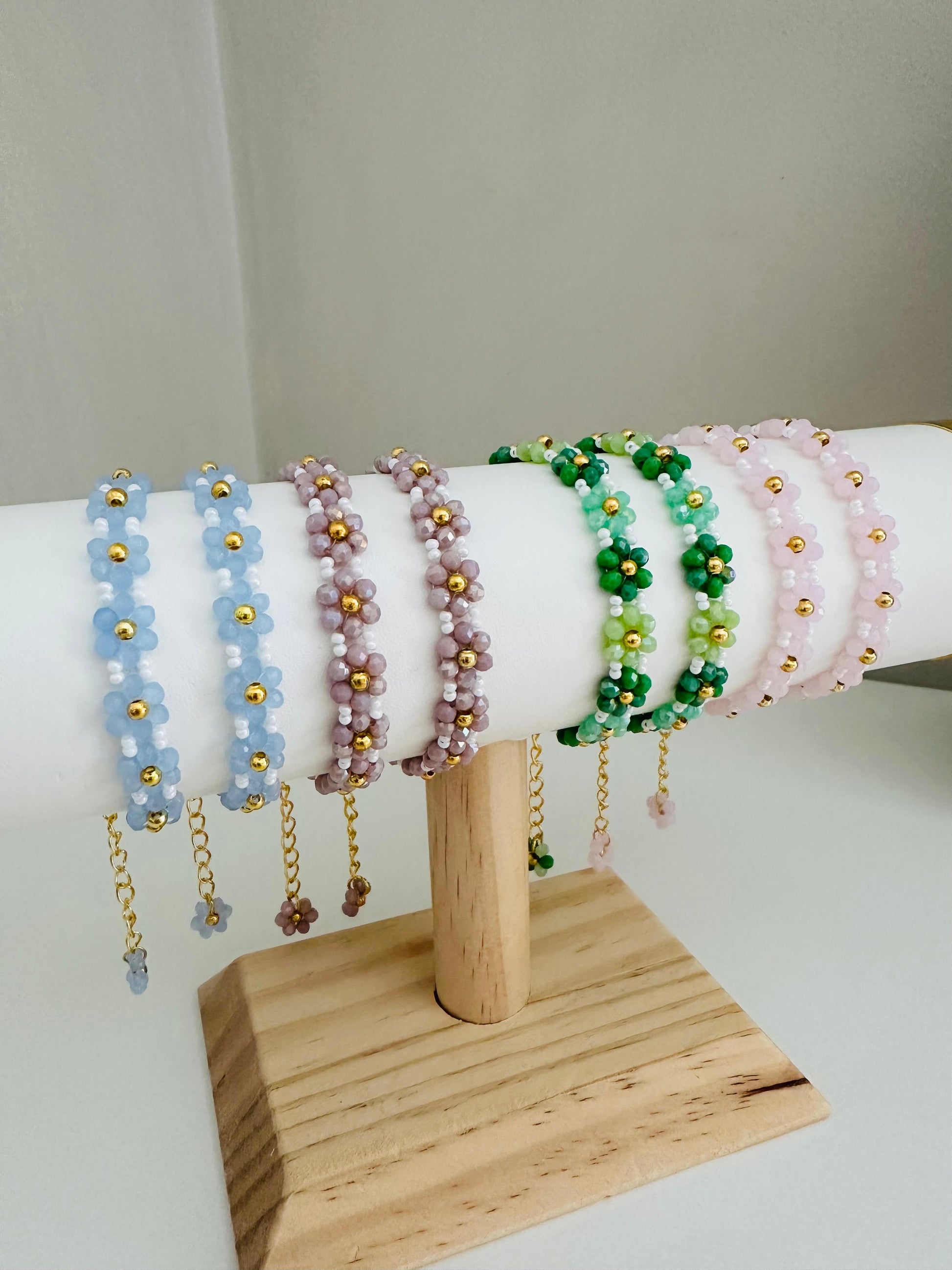 Floral Weave Handmade Bracelet