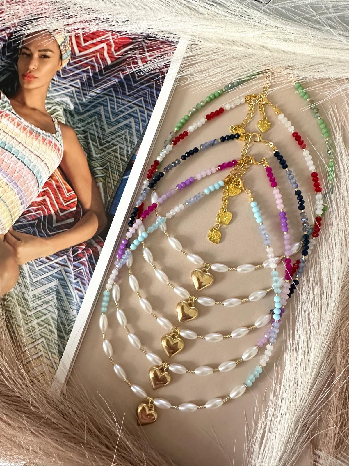 PEARL BLISS MULTICOLOR Handmade Necklace