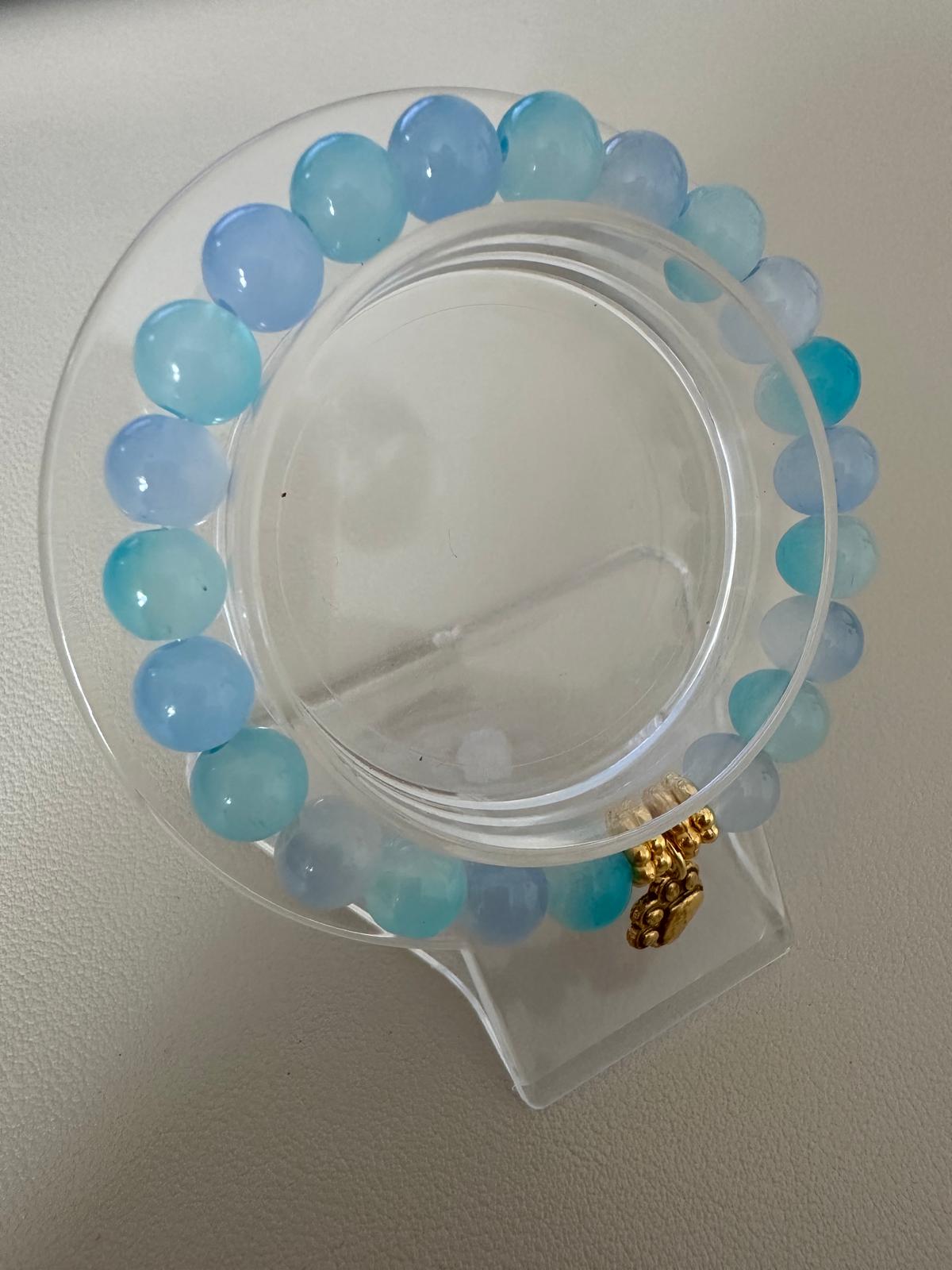 BLUE BLISS PAW Handmade Stretch Bracelet