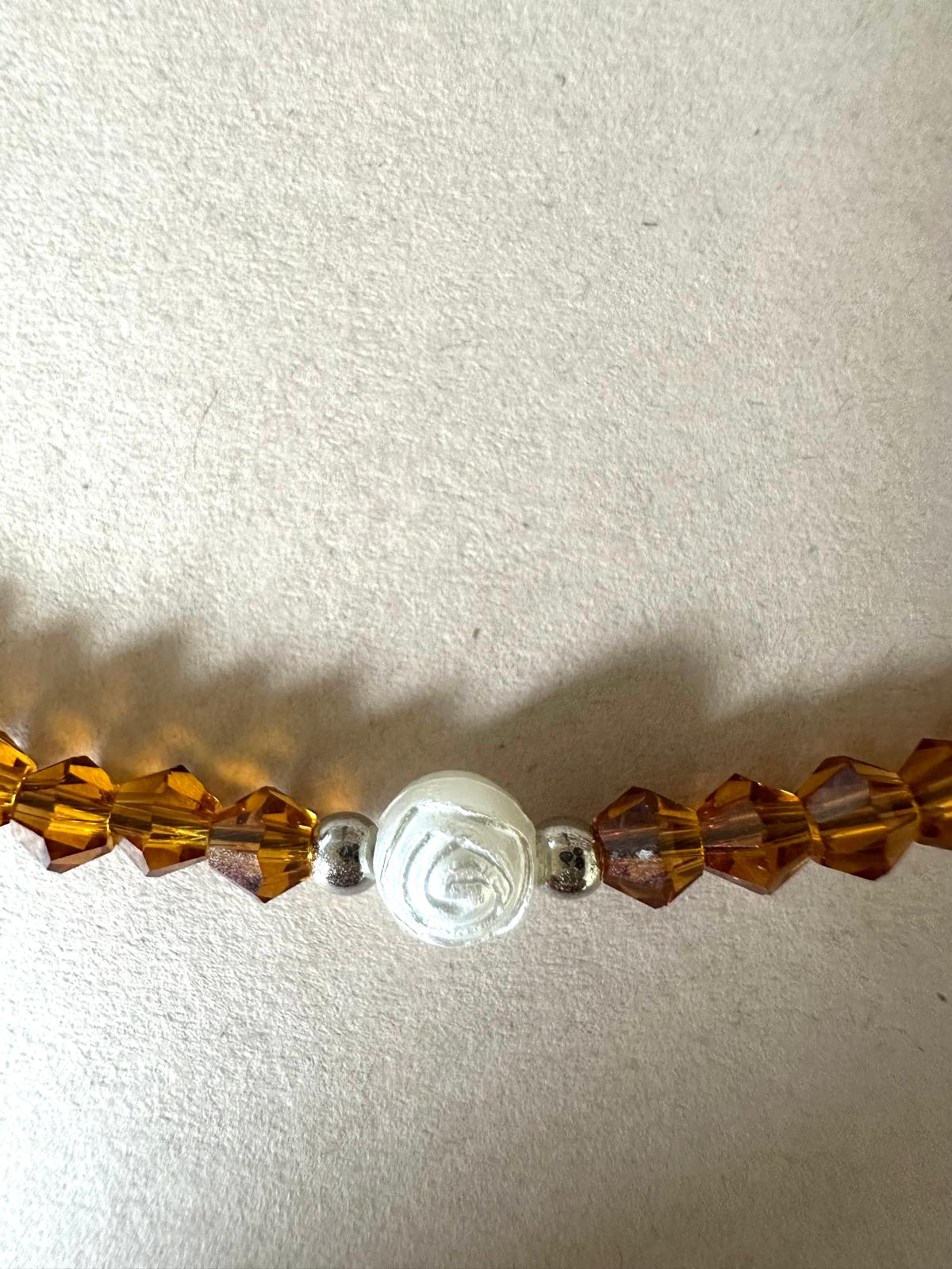 AMBER ELEGANCE Handmade Necklace 