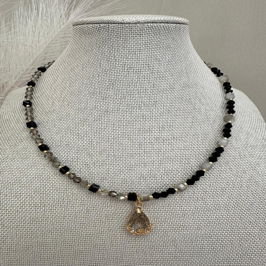 ECLIPSE ELEGANCE Handmade Necklace 