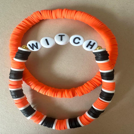 WITCH Handmade Stretch Bracelets (Set of 2)