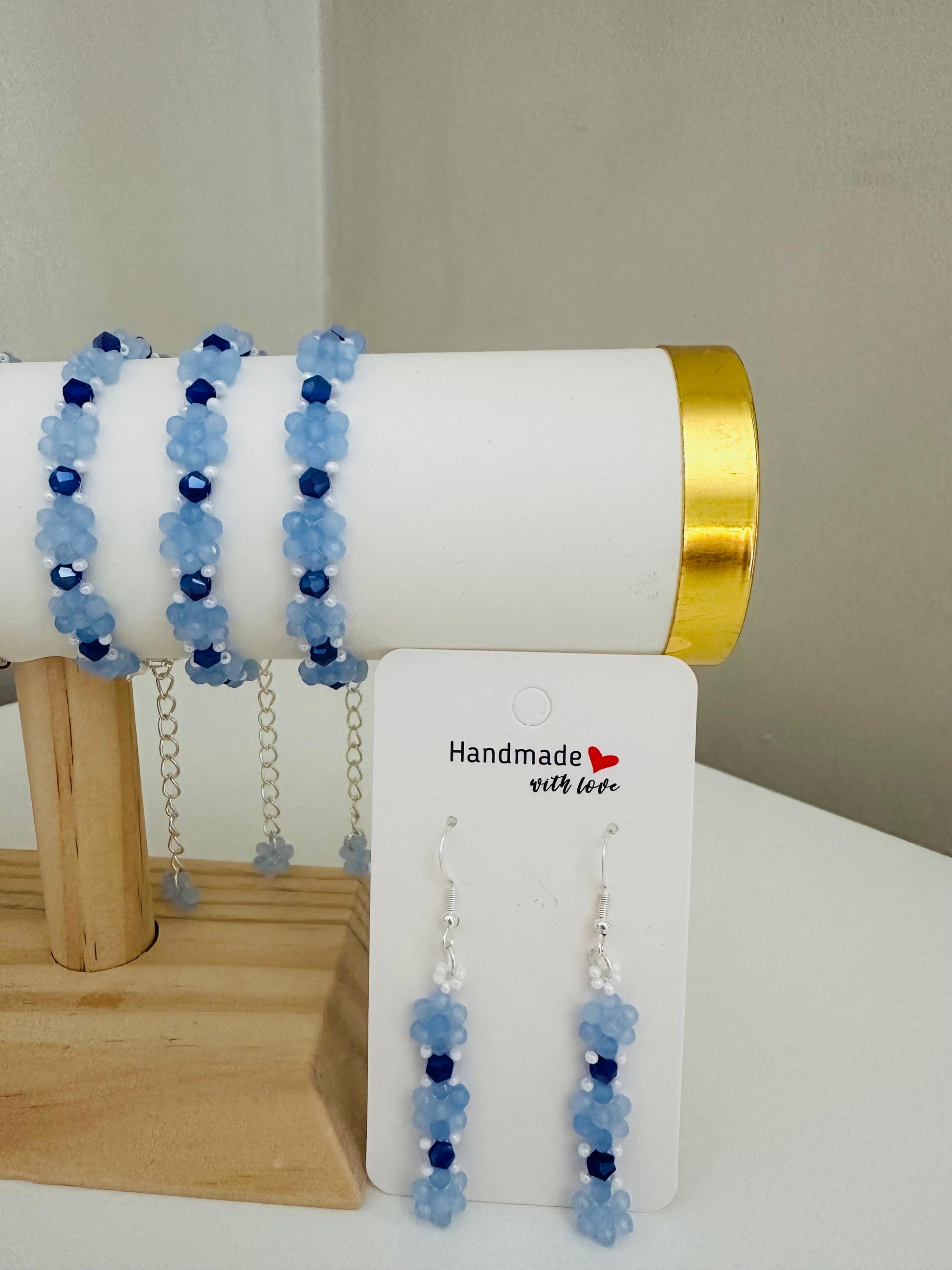 OCEAN PETALS Handmade Earrings - Gold or Silver Options