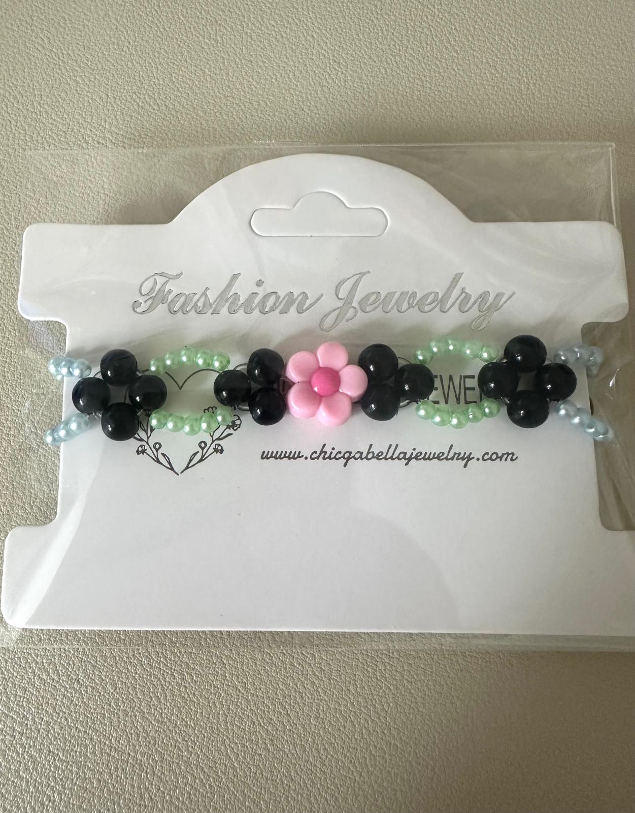 BLOOMING COLORS Stretch Handmade Bracelet 