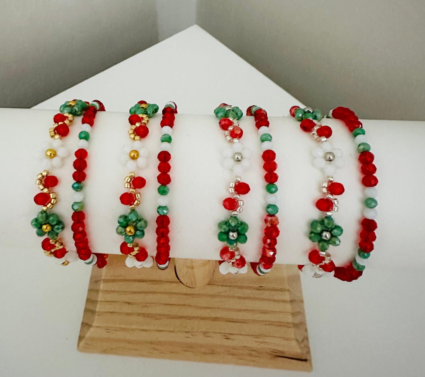 Bracelet Pair Handcrafted For Christmas - Gold And Silver Options