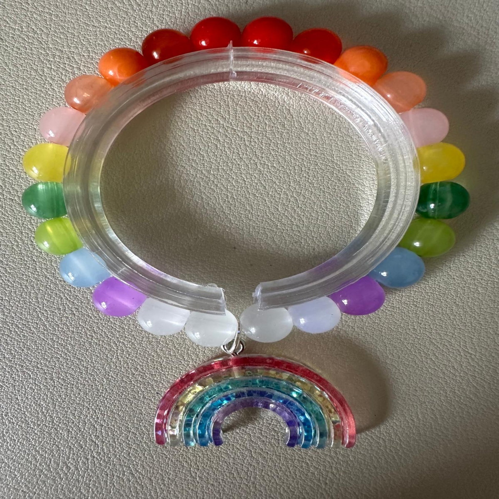 RAINBOW Handmade Stretch Bracelet 