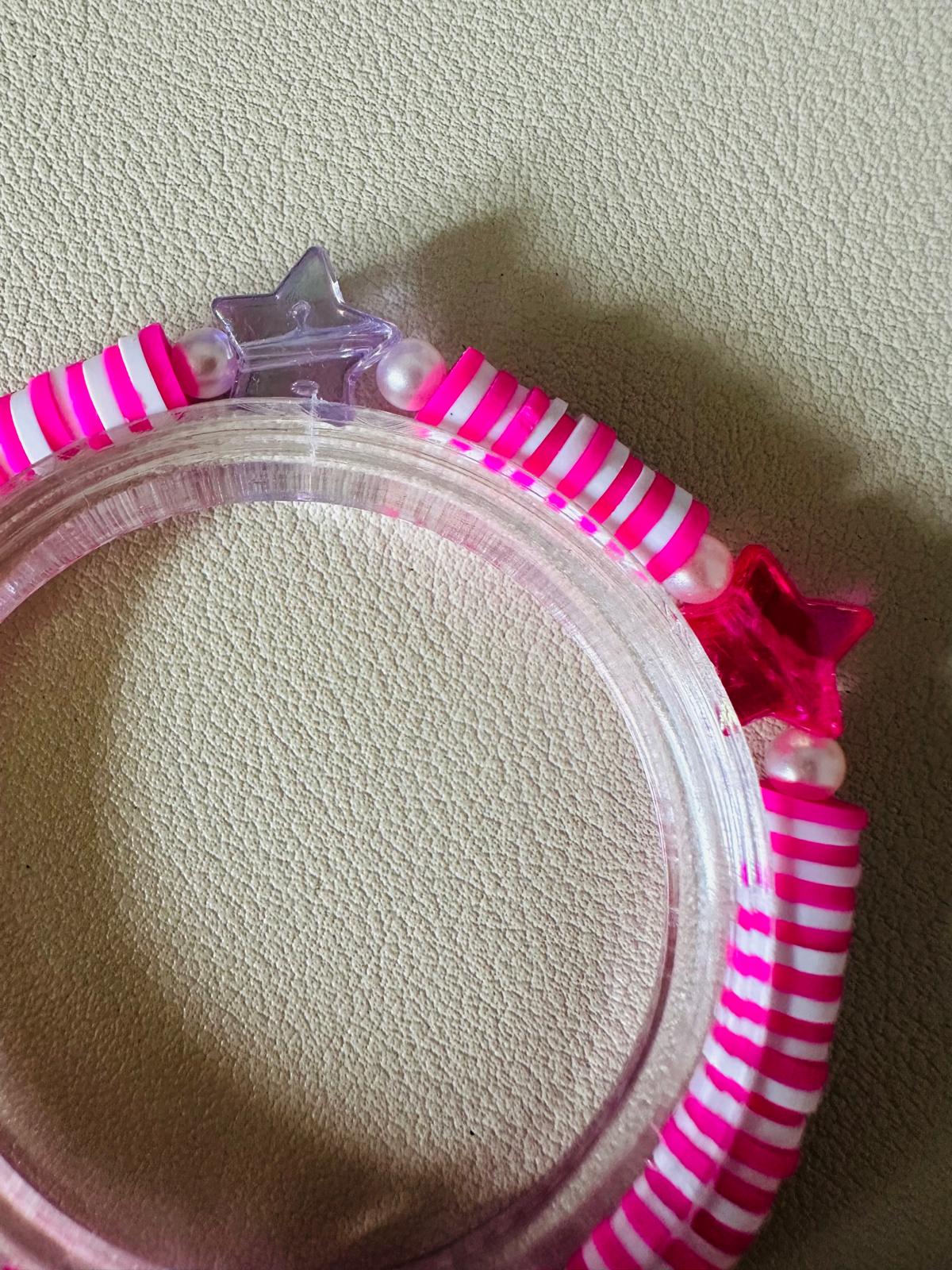 STELLAR FUCHSIA DREAM Handmade Bracelet 